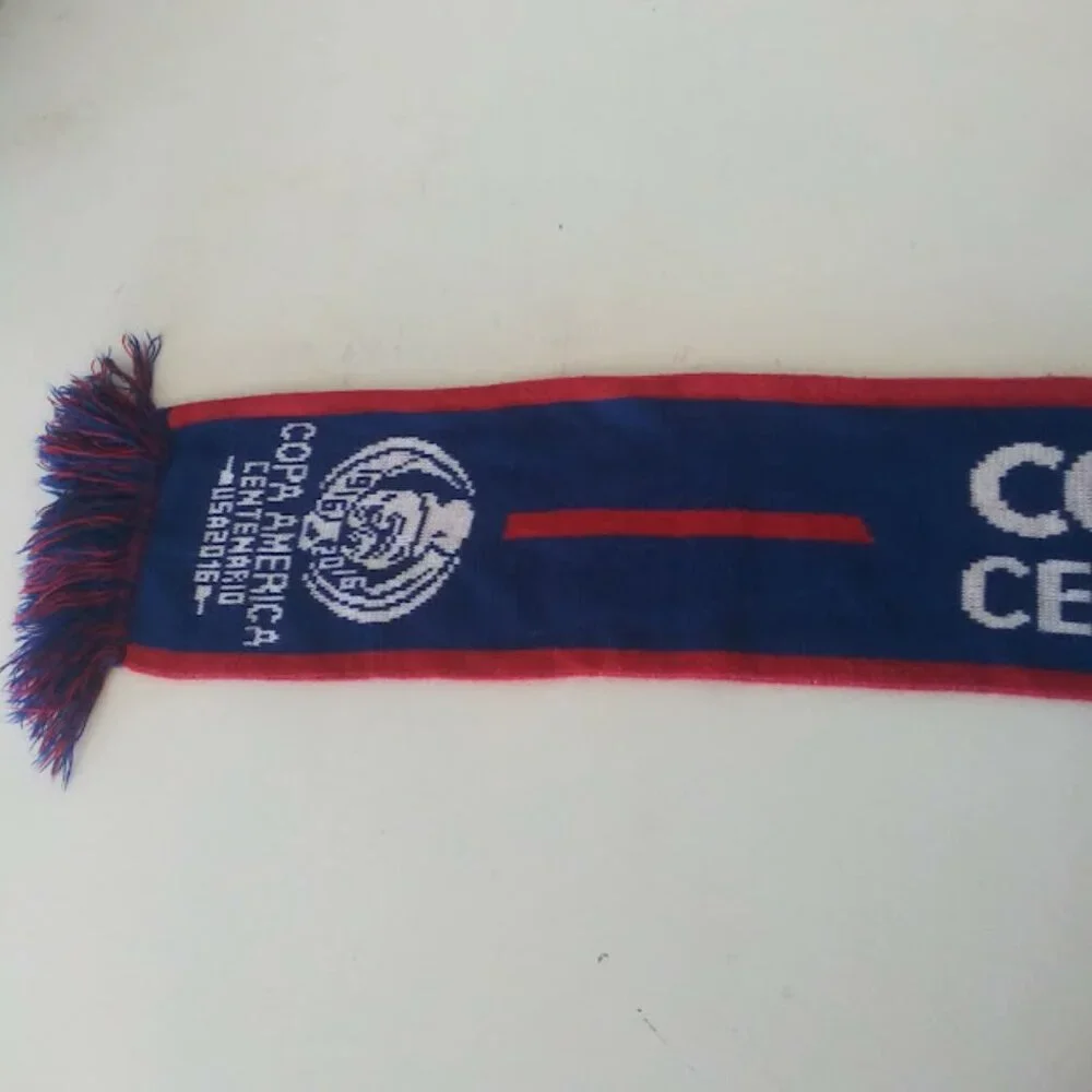 Copa America Centenario 2016 red, white, and blue scarf